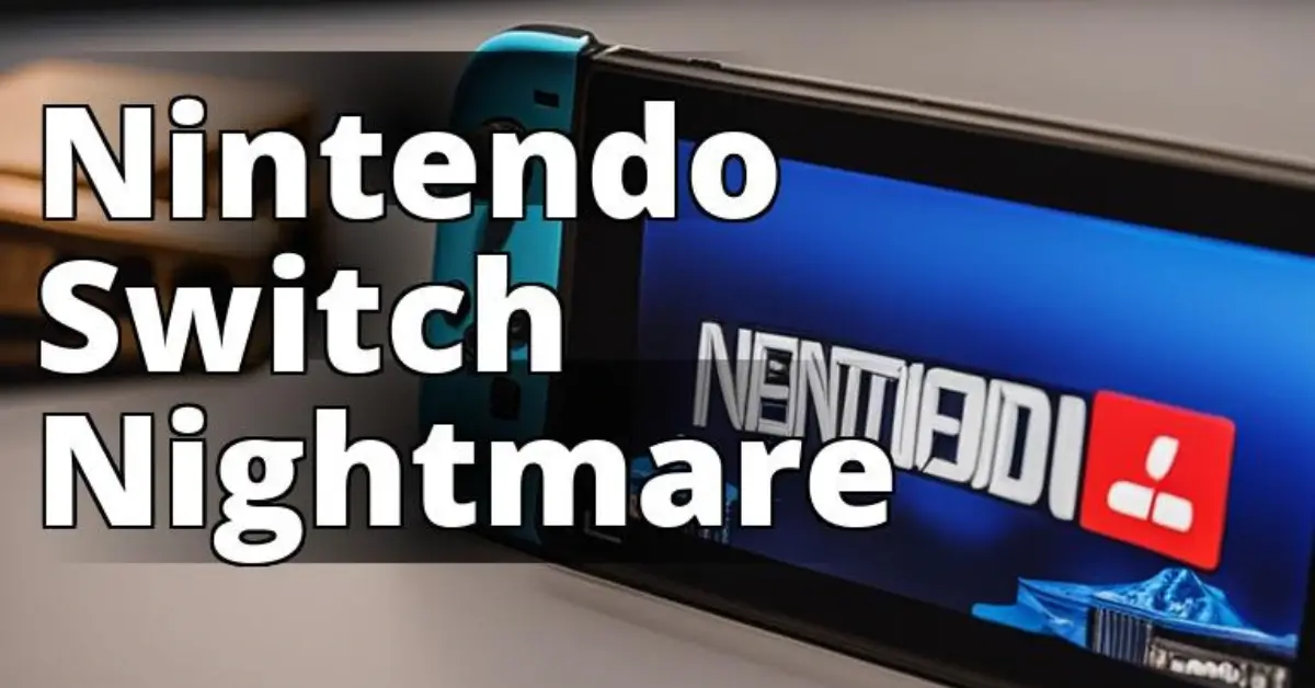 Nintendo Switch Blue Screen Errors