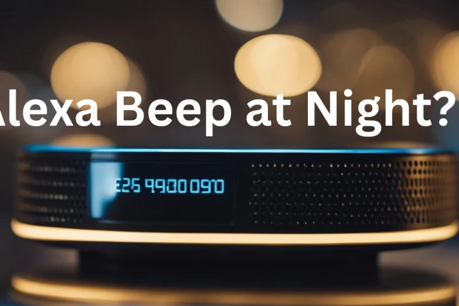 Why Does Your Alexa Beep at Night